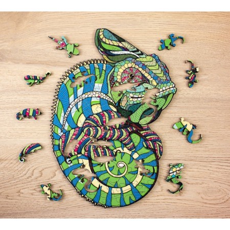 Ewa wooden puzzle, chameleon, 26 × 20 cm, puzzle-10