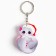 Antistress keychain "take happiness into your own hands", 4 x 9.5 cm