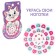 Manicure set. Nail stickers, kitty Marie