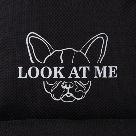 Backpack school youth look at me, 33x13x37 cm, lightning department, external pocket, black color-7
