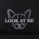 Backpack school youth look at me, 33x13x37 cm, lightning department, external pocket, black color
