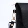 Bag-clate on magnet, long belt, black color