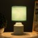 Table lamp "Catherine" 1x40W E14 green 13x13x25cm