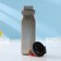Plastic water bottle, 680 ml, color mix