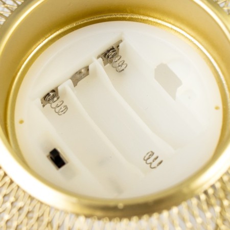 Spick "Shar" LED from batteries 3haaa gold 16x16x13.5 cm Risalux-6