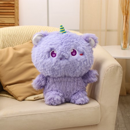 Soft toy "Monster", 40 cm, purple color-1