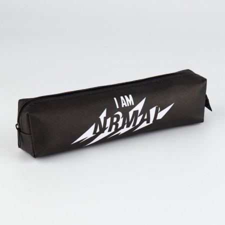 School Penalus of Artificial Leather "September 1: I am NRMALL", 19 x 8 x 3 cm-2
