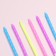Candles for the cake "Neon", 12 pcs, multi -colored, tall, 10 cm