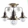 Люстра A4524PL-3AB Sailor 3x60W E27, 60x60x34 см
