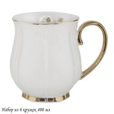 Set of mugs Lenardi Multicolor, 400 ml, 6 pcs