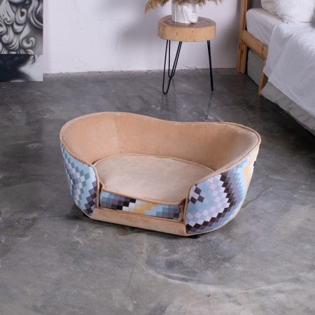 Sulperion Teddy, 86x54x37 cm, furniture fabric, size m, beige