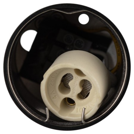 Lamp OL31 BK MR16 1x12W GU10 IP20 Black 5.5x5x5x10-4