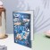 Postcard "Beloved Brother!" Congrev, embossing, blue background, 12.5x19.5 cm