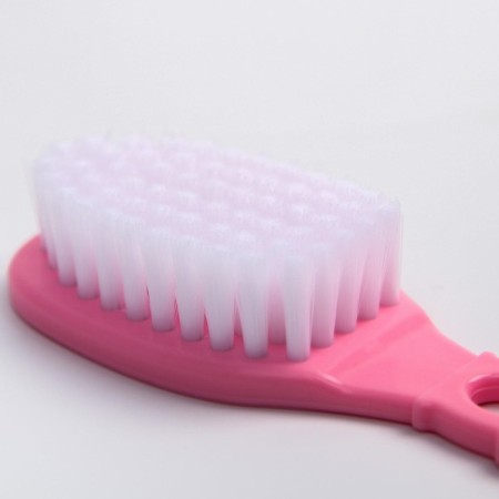 Hair care kit: comb and brush, “bear”, pink color-6