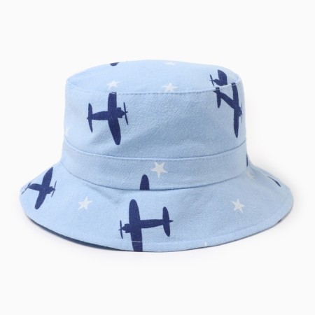 Panama Children's Minaku "Aircraft", Blue color, rr 48-49