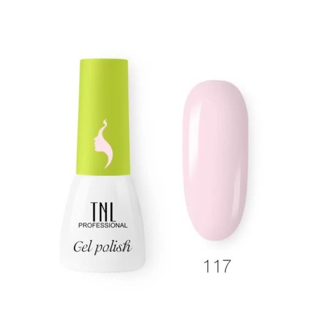TNL Professional Mini Gel-Lygs “8 Senses”, No. 117 Pink Cream, 6 ml