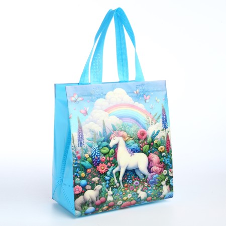 Bag Tod Unicorn, 23*12*25, Department without lightning, Blue