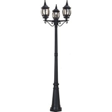 Sadovo-park lamp Feron 8115/PL8115, IP44, E27, 100 W, 400x580x2120 mm, black color black