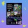 Book with luminous stickers "Sea depths", 70 stickers, 4 p.