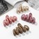 Hair crab "Matte" wave Color, 7 cm, mix