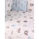 Set in a crib, 15 items, prints Indians, calico