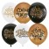 Shar Latex 12 "Happy Birthday", stars, assorted, set of 5 pcs., Mix