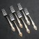 A set of cutlery "Troika", 18 objects, thickness 2 mm, local nitride-titanium coating