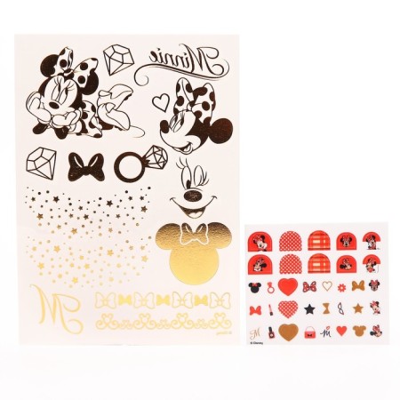 Manicure set with translation stickers "Minnie Mouse"-2