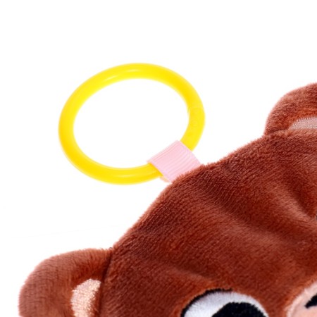 Suspension with a “Bear” teething, rustles, rattles, brown-4