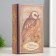 Safe -book wood to the leatherette "Knowledge is the absolute value of our time" 17x11x5 cm