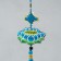 Suspension Textile "Lotus" Blue 2x10x29 cm