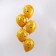 Shar Latex 12 "" Funny Party ", pastel, set of 50 pcs., Yellow color