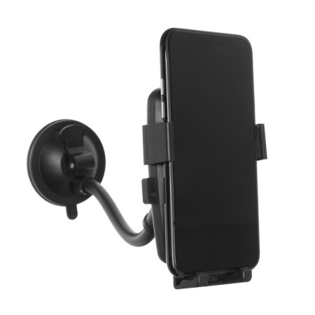Torso phone holder, on a flexible bar, sliding 5.5 - 8.5 cm, black color-3