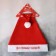 New Year's cap "Happy New Year" Snowflake Kayma, 27x36 cm, red