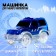 Magic Tracks flexible track, with hook hooks, blue color