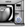 Mixer KitFort KT-3413, Planetary, 2000 W, 10/2/1.5 L, 6 speeds, silver