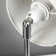 Table lamp 16012/1 E14 40W wood-chrom 12.5x12.5x42 cm