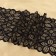 Lace elastic fabric, 170 mm × 23 ± 1 m, black color
