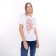 Women's T -shirt "Dragon", white color/Red print, size 46