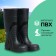 Rubber boots S-27, PVC, black, size 46