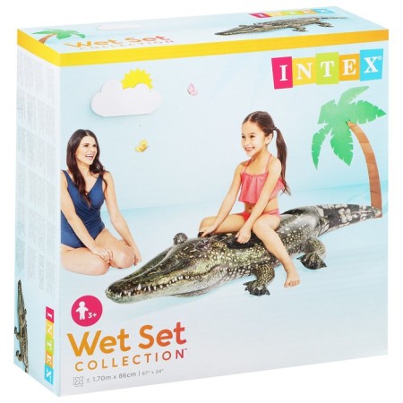 Игрушка для плавания «Аллигатор», 170 х 86 см, от 3 лет, 57551NP INTEX-2