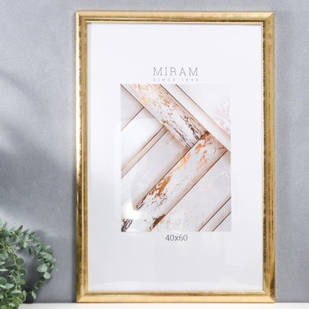 Photo frame Plastic "Mira" 40x60 cm, 211 gold (plastic screen)-4