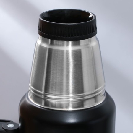 Thermos "Compass", 1.2 l, black, retains heat 16-18 hours-2