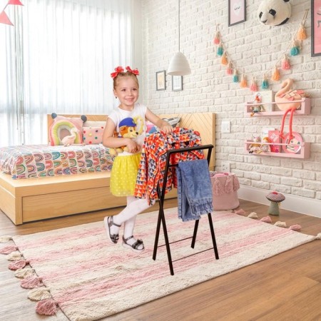Costume hanger "Small outline", 35.5 × 23.5 × 76 cm, black color-8