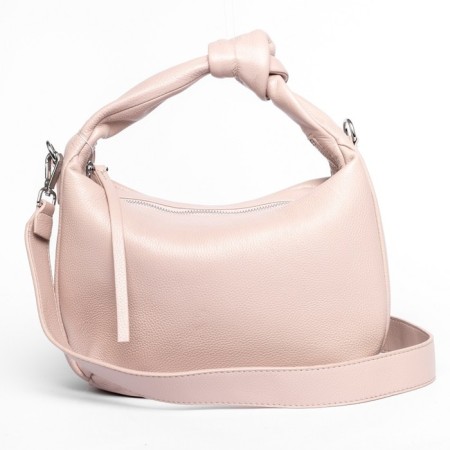 Sobo bag female, genuine leather, ludor powder, 30x10x18 cm