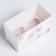 Capcake box, confectionery packaging, 2 cells “Love and Dream”, 16 x 8 x 10 cm