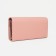Women's wallet on magnets, pink color