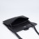 Bag-clate on magnet, long belt, black color