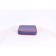Mobile pillow-bundle, size 40 × 40 cm, blueberry/orange, velor