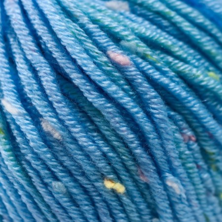 Yarn 60% acrylic, 30% cashmere, 10% silk "spring" 50 g 80 m color 12V Directly blue-3